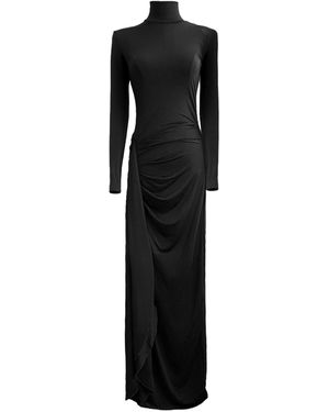 Ats the Label Evangeline Turtleneck Maxi Dress - Black
