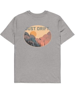 Anchor and Crew Heather Just Drift. Seeker Organic Cotton T-Shirt - Grey