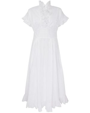 Lisa The Label Cafe Society Kimono Dress - White