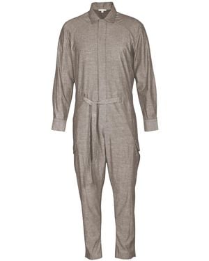carlton jones Her Cargo Coverall - Gray