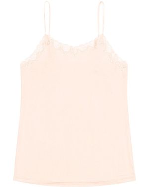 Uwila Warrior Soft Silk Lace Camisole - Pink