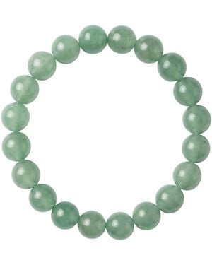 seree Manifest Luck Jade- Aventurine Beaded Bracelet - Green