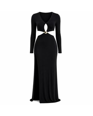 Maison De Gala Celeste Noir Maxi Dress - Black