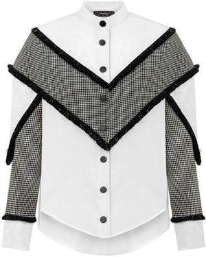 Saint Ones Eta Fringed Shirt - Black