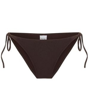Pcfg The Solar Reflections Side Tie Bikini Bottom - Brown