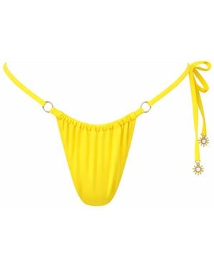 Belletage Swimwear The Alessandrea Bikini Bottom - Yellow