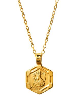 Goddess Charms God Of New Beginnings Charm Necklace - Metallic