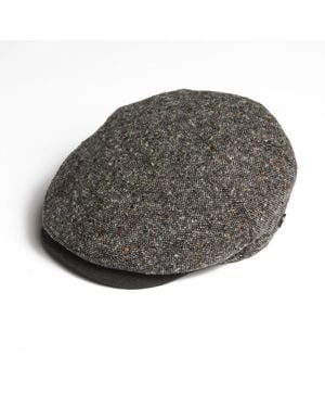 Dasmarca Hats Neutrals Tailor Tweed Ukrainian Tweed Wool Cap For - Grey