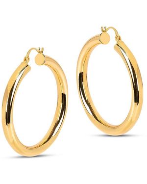 Amadeus Lola Extra Large Hoop Earring - Metallic