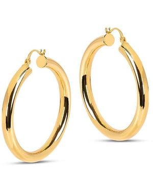Amadeus Lola Extra Large Hoop Earring - Metallic