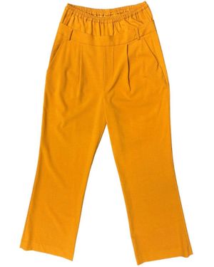 Lindsay Nicholas New York Faux Rise Pant - Orange