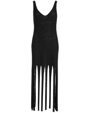 Roses Are Red Poppy Lace Dress - Black