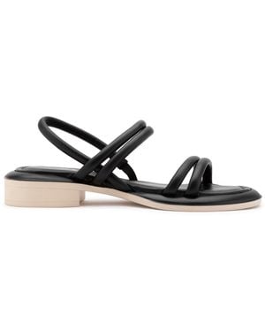 Ilvi Rust Leather Sandal - Black
