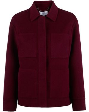 Guards London Joanna Wool Cashmere Short Jacket - Purple