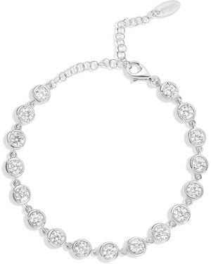 SHYMI Round Victorian Style Tennis Bracelet - Metallic