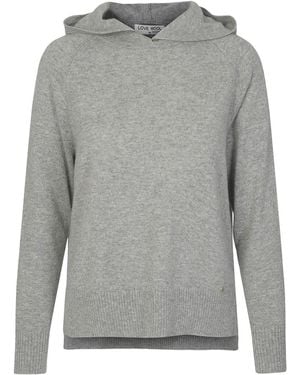 tirillm Ida Cashmere Hooded Pullover - Grey