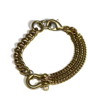 Rachel Nathan Chain: Trilogy Classic Bracelet - Metallic