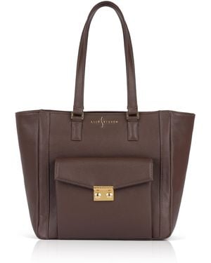 Luis Steven Classic Tote - Brown