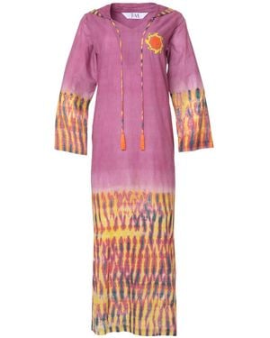Tiger and the Monkey The Susie Organic Cotton Kaftan Dress - Purple