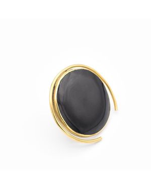 Lala Salama Wazi Round Ring - Blue