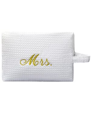 Lilly Loves Mrs. Wedding Travel Bag - White