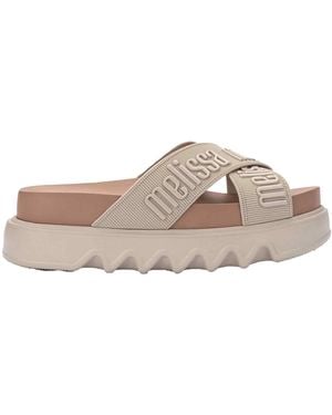 Melissa Neutrals Cross M Lover Platform - Brown