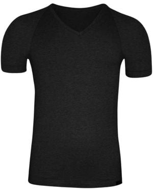 Zd - Zero Defects Ranglan V-Neck T-Shirt - Black