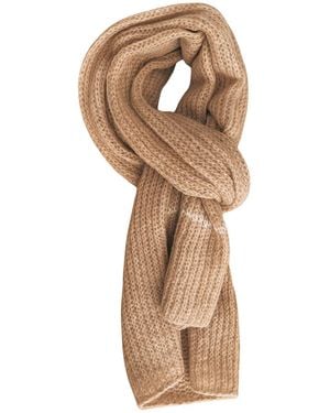 Heritagemoda Neutrals Sand Colour Handmade Soft Alpaca Scarf - Natural