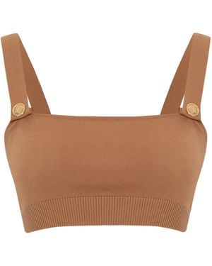Peraluna Elizabeth Knit Bralette - Brown
