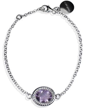 Vintouch Italy Luccichio Amethyst Bracelet - Metallic
