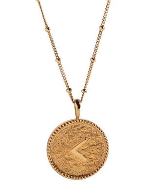 Claire Hill Designs Kind Coin Necklace - Metallic