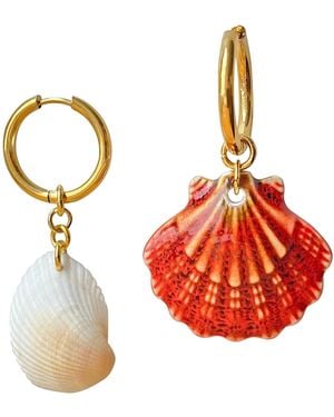 Smilla Brav Earrings Mia - Red