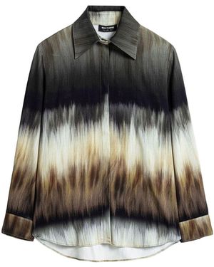 Nocturne Tie-Dye Patterned Shirt - Multicolor