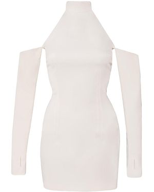 Vestiaire d'un Oiseau Libre Wool Short Dress - White