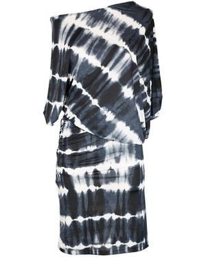 Jennafer Grace Indio Tiedye Angle Dress - Blue