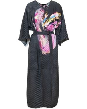 ARTISTA Ruben Pleated Maxi Dress - Blue