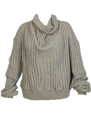 Maison Bogomil Merino Wool Turtleneck Jumper - Grey