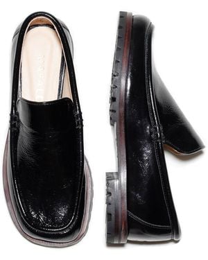 Mafalda Dorothy Patent Loafer - Black