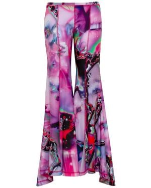 Paloma Lira Three Way Punk Flared Trousers - Purple