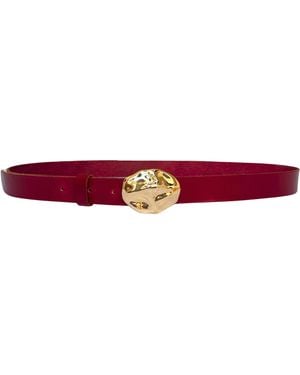 Casa Cala Duna Belt Burgundy - Red