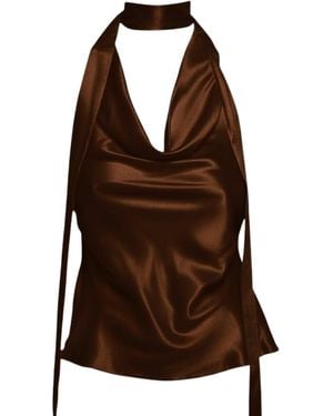The Ethos Studio Nicholette Top - Brown