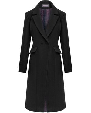 Mandragora Classic Wool Coat - Black