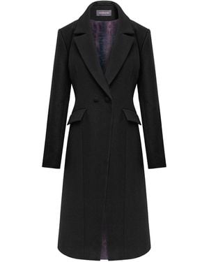 Mandragora Classic Wool Coat - Black