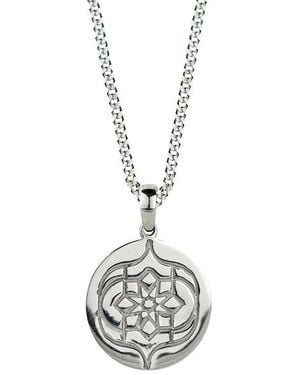 Charlotte's Web Jewellery Cw Motif Necklace - Metallic