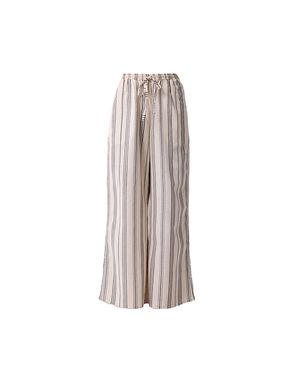 REISTOR Wide-Leg Drawstring Trousers - Brown