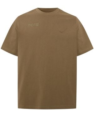 Pcfg Oversized Tee With Emboss Detail - Green