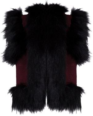 The Extreme Collection Fleur Vest Raw Jacquard - Black