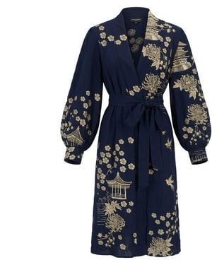 Artemis Muse Pagoda Artemis Dress - Blue