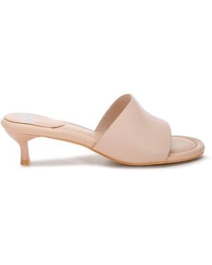 Rag & Co Neutrals Vizzini Kitten Heel Sandals - Pink