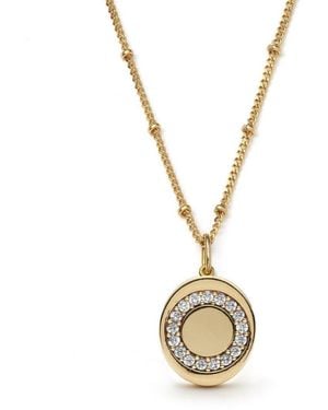 With Love Darling Circle Of Life Medallion - Metallic